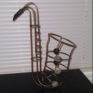Saxophone Wine Holder